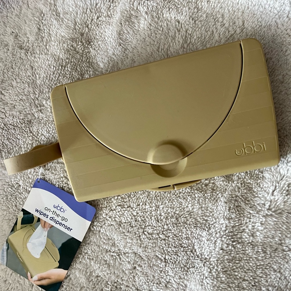 Tan On-the-Go Wipes Dispenser